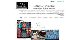 Desktop Screenshot of isart-galerie.mg