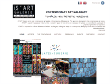 Tablet Screenshot of isart-galerie.mg